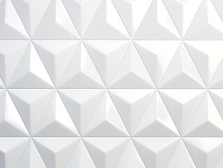 Minimalist White Porcelain Texture with Geometric Lowpoly Pattern for Displacement or Bump Map