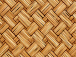 Black and White Bamboo Weave Displacement Texture