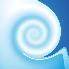 Gradient background top and bottom center green blue and white waves wallpaper circle wave