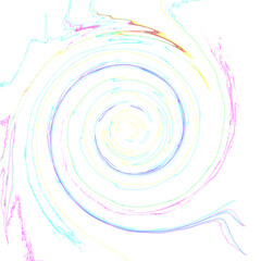 Gradient background top and bottom center light yellow and light blue wallpaper circle pane waves