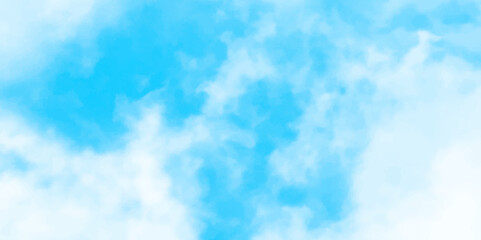 Gradient light white sky background with fluffy clouds .Nature landscape in environment day horizon skyline view .cloudy in sunshine calm bright winter air background. 