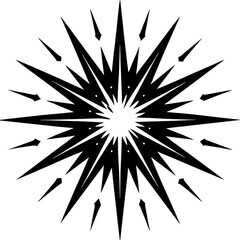 spark vector silhouette 