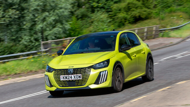 2024, yellow, PEUGEOT 208 GT PURETECH S/S