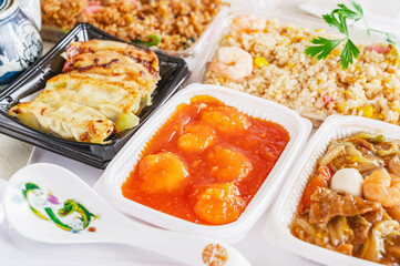 テイクアウトの中華料理