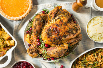 Homemade Thanksgiving Turkey Dinner