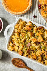 Homemade Turkey Stuffing for Thanksgiving Dinner