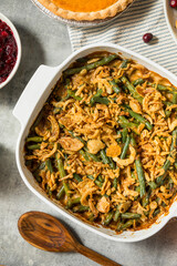Green Bean Casserole Homemade for Thanksgiving