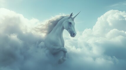 A unicorn in the sky.