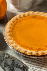 Homemade Thanksgiving Pumpkin Pie