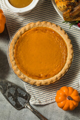 Homemade Thanksgiving Pumpkin Pie