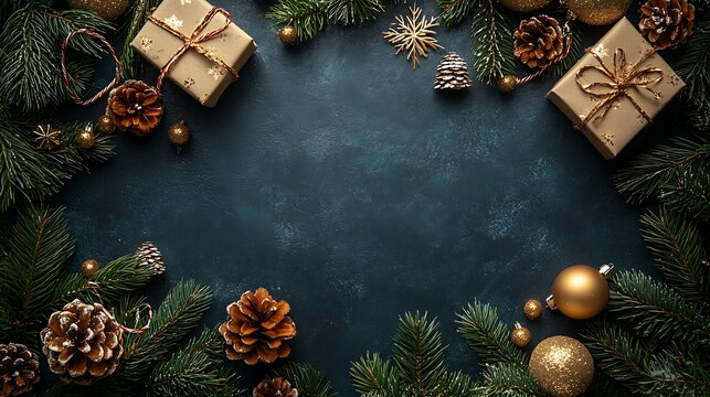 Festive card design with cotton textures and shiny finishes creating a tactile experience and festive appeal