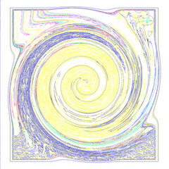 Gradient background top and bottom center light yellow and light blue wallpaper circle wave
