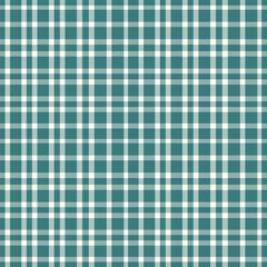 Emerald and forest green plaid pattern with a subtle herringbone design