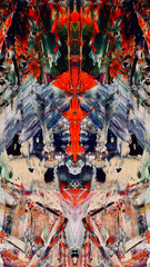 Abstract background art . Ethnic pattern. Mixtures of oil paint. Trendy hand painting canvas. Wall decor and Wall art prints Idea. 3D Texture. Art object