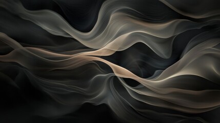 Fototapeta premium A black and white image of a wave with a brownish tint