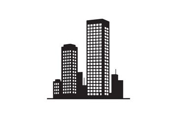 Building Vector silhouette