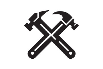 wrench and Hammer tool icon 9.eps