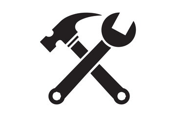 wrench and Hammer tool icon