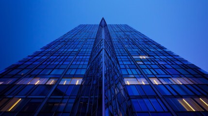 Fototapeta premium low angle view a tower building 