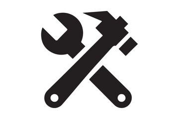 wrench and Hammer tool icon