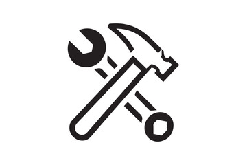 wrench and Hammer tool icon