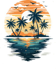 Summer t-shirt design
