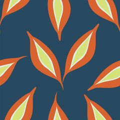 Amazing seamless floral pattern with bright colorful small flowers.