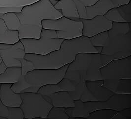 black wavy texture background, soft transition of colors and tones, new format, neat cracks, 8k quality.Generative AI