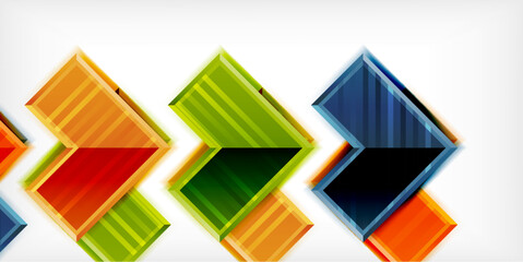 Arrow geometric abstract vector background. Vector Illustration For Wallpaper, Banner, Background, Card, Book Illustration, landing page