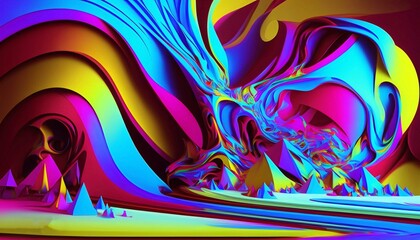 Abstract geometric colorful background