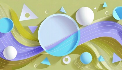 Abstract geometric colorful background