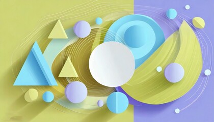 Abstract geometric colorful background