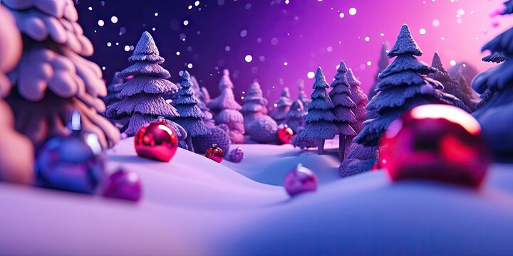 Festive Christmas background with soft snowy textures, ideal for adding personalized inscriptions