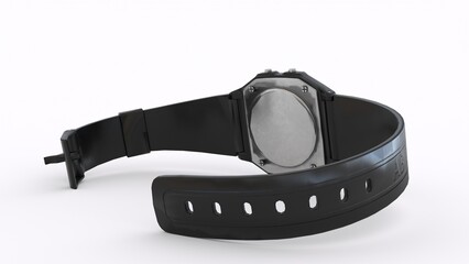 survival watch with white background