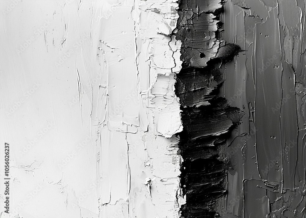 Poster dynamic contrast between light and dark in textured abstract artwork