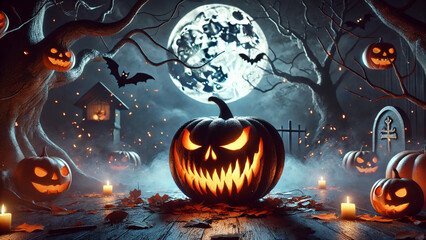 Citrouille d'halloween