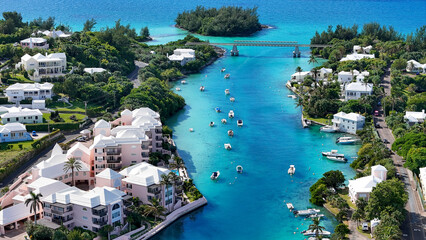 Island of Bermuda Drone Views