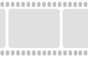 image of clean frames of a film photograph, black and white, without filling, clean frame.