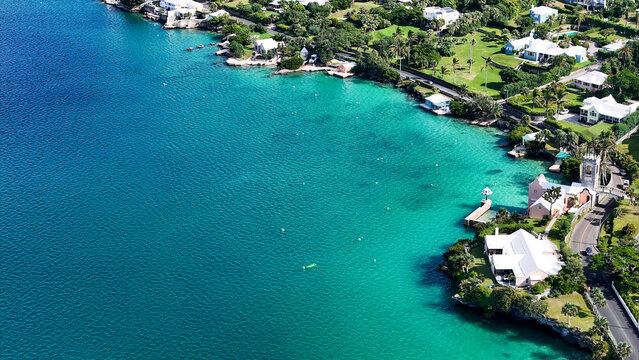 Island of Bermuda Drone Views