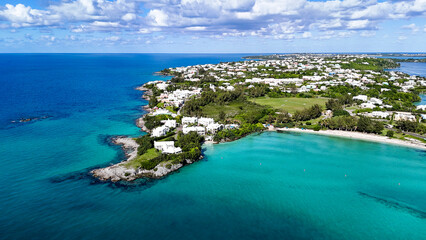 Fototapeta premium Island of Bermuda Drone Views