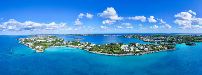 Island of Bermuda Drone Views