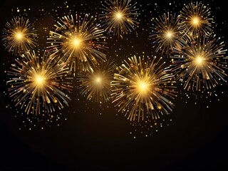 Banner Purple Firework celebrate anniversary happy new year 2024, 4th of july holiday festival. Banner Purple firework night time National holiday. Violet firework New year 2025 festival copy space