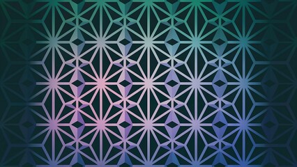 Geometric pattern with gradient overlay
