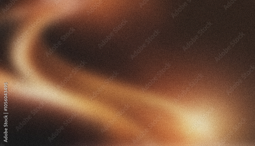 Poster smooth grainy gradient creating an abstract background with shades of brown and orange, perfect for 