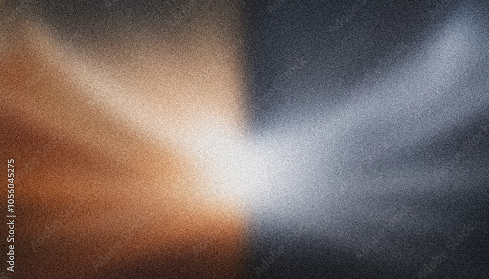 Poster abstract visual effect created by converging light rays in the center of a grainy gradient backgroun