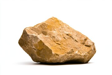 Obraz premium Rock on White Background