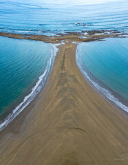 bahía ballena, foto aérea, dominical, uvita, costa rica 