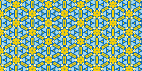 Structured Kaleidoscope. Geometric Pattern