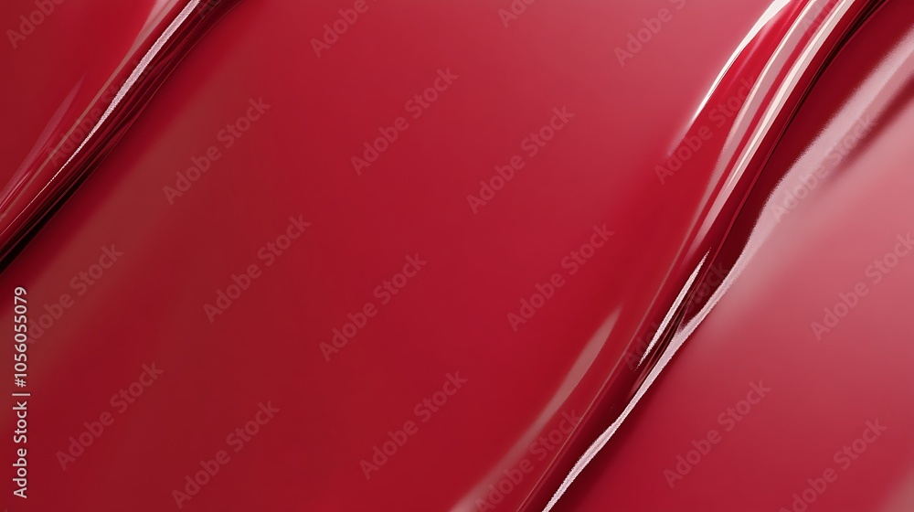 Poster a smooth, polished ruby background with a subtle sheen and a large space for text