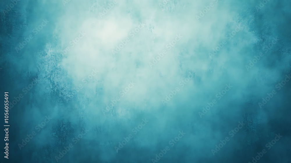 Poster a smooth, polished turquoise background with a subtle texture and a large space for text